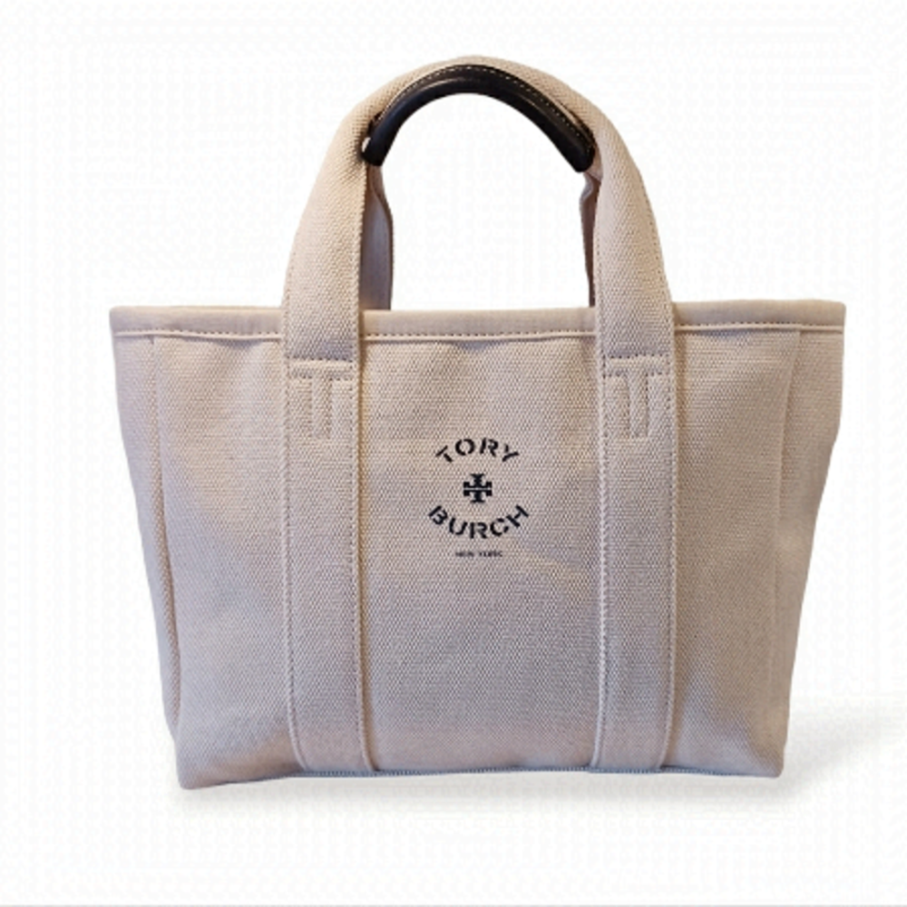 TORY Burch New York canvas book tote bag